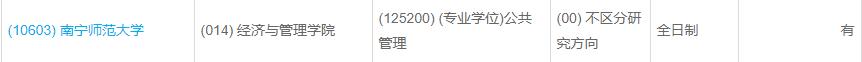 广西2022年MBA、MPA、MTA全日制调剂汇总